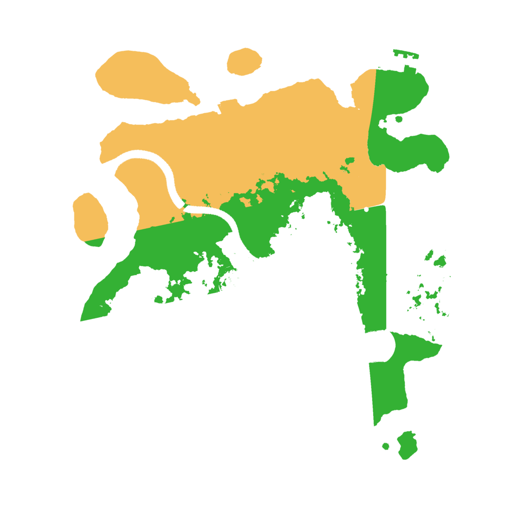 Biome Rust Map: Procedural Map, Size: 3000, Seed: 230504