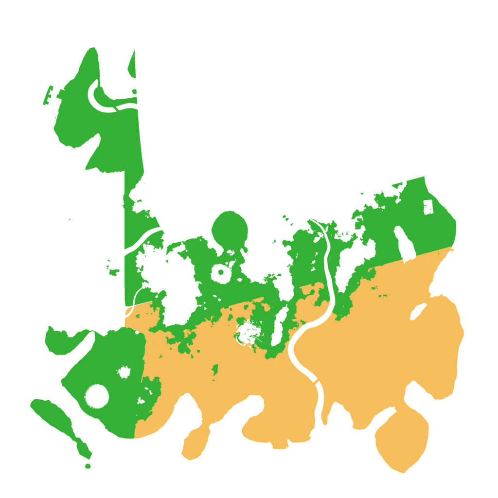 Biome Rust Map: Procedural Map, Size: 3700, Seed: 913169054