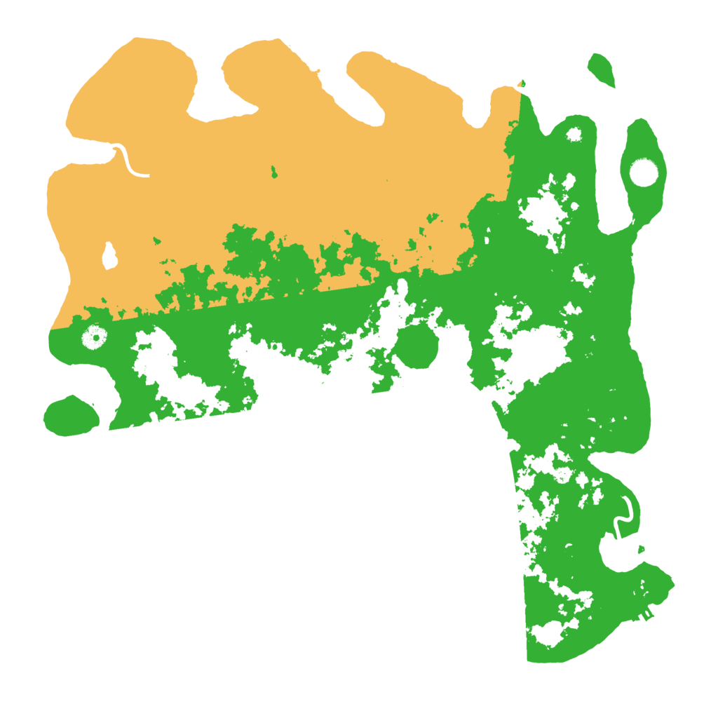 Biome Rust Map: Procedural Map, Size: 4500, Seed: 7250645