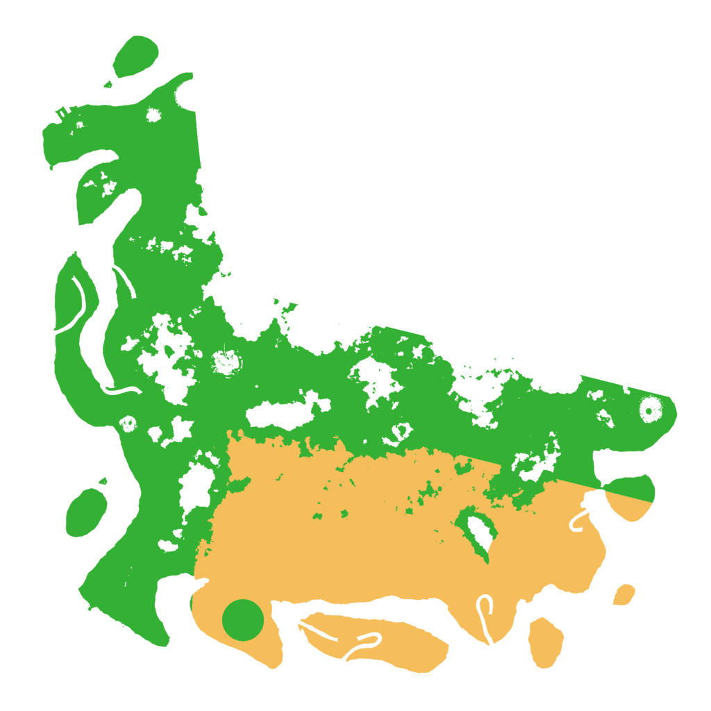 Biome Rust Map: Procedural Map, Size: 4500, Seed: 1288411566