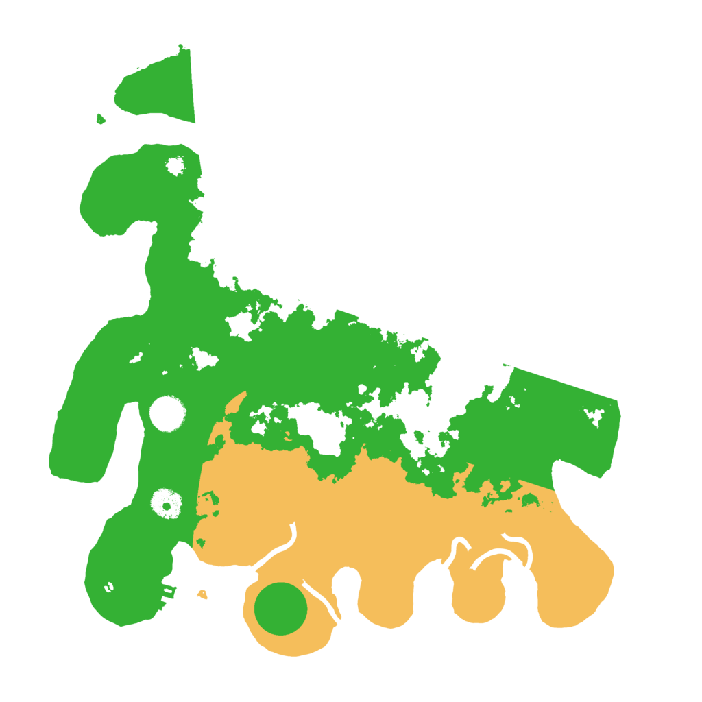 Biome Rust Map: Procedural Map, Size: 3500, Seed: 87208191