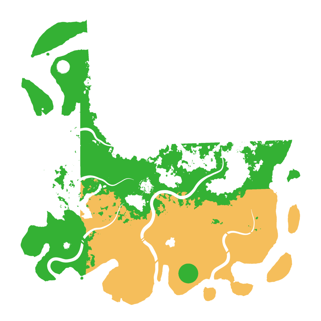 Biome Rust Map: Procedural Map, Size: 4300, Seed: 86549287