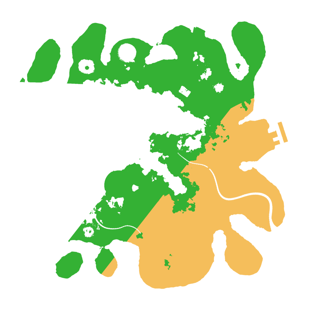 Biome Rust Map: Procedural Map, Size: 3000, Seed: 69133769