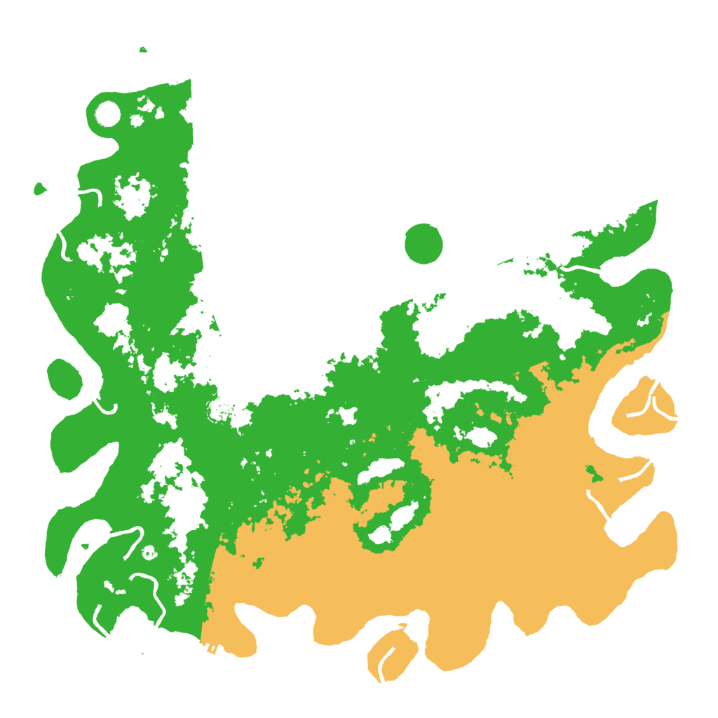 Biome Rust Map: Procedural Map, Size: 5000, Seed: 263407825