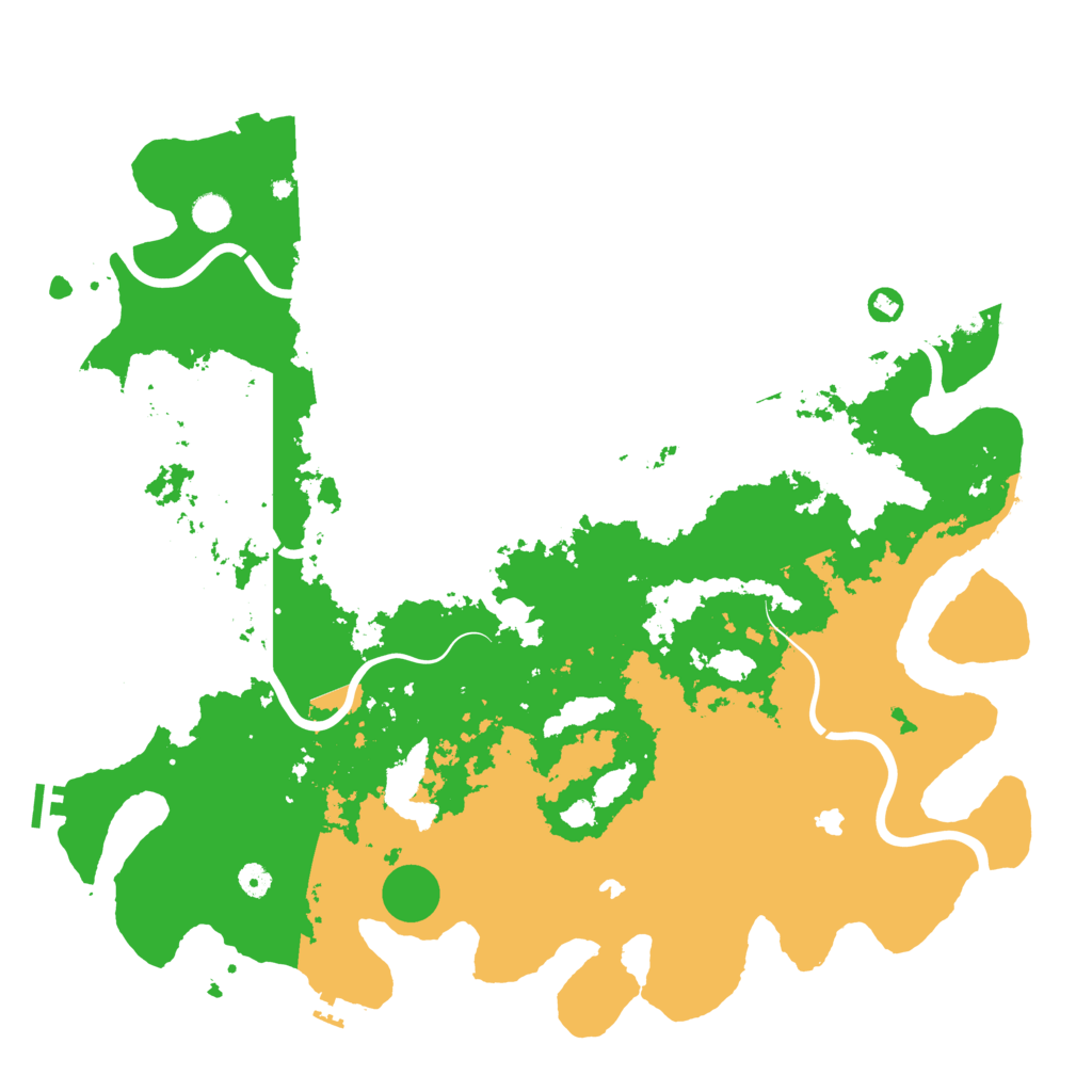 Biome Rust Map: Procedural Map, Size: 5000, Seed: 263407825
