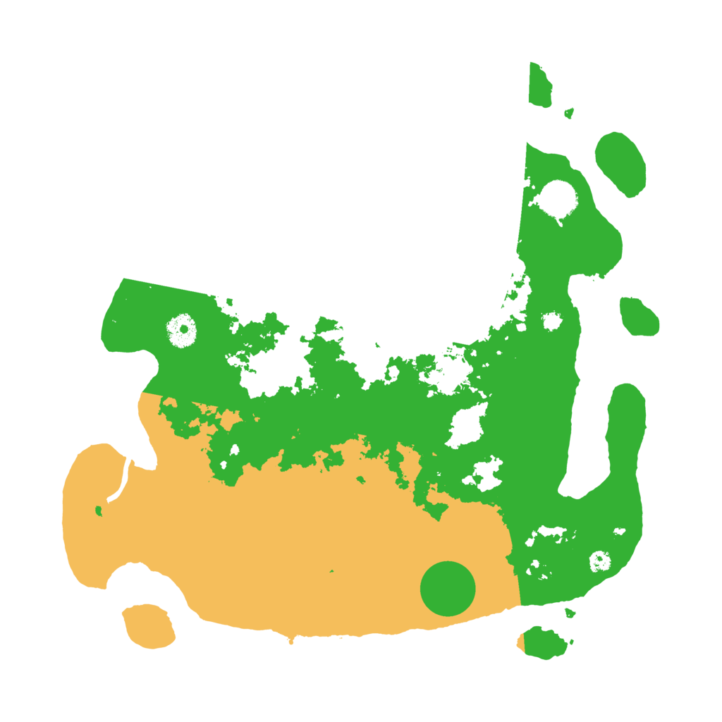 Biome Rust Map: Procedural Map, Size: 3450, Seed: 96570661