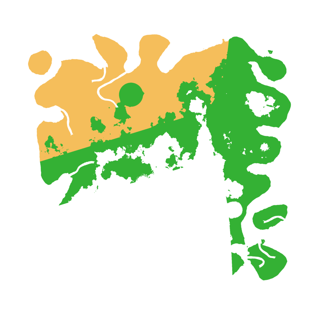 Biome Rust Map: Procedural Map, Size: 3500, Seed: 1371574241