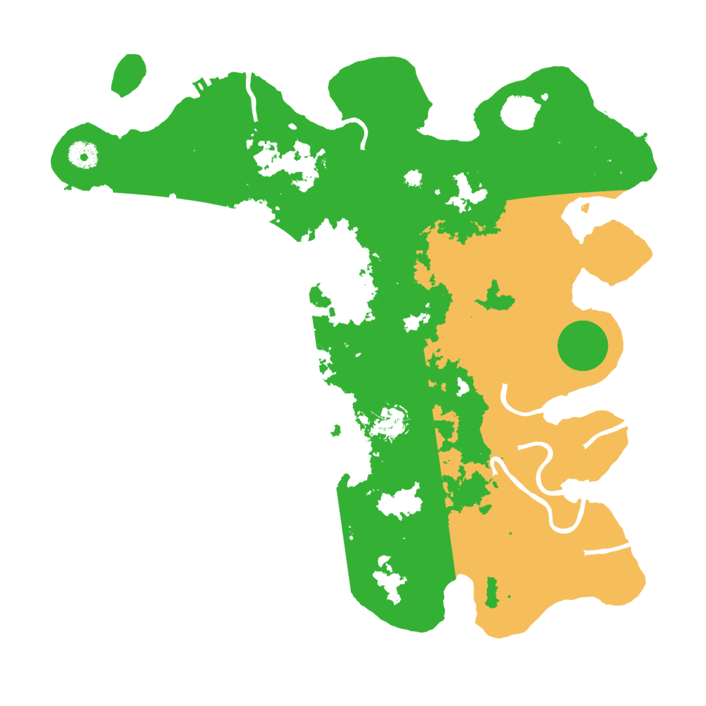 Biome Rust Map: Procedural Map, Size: 3700, Seed: 1916960195