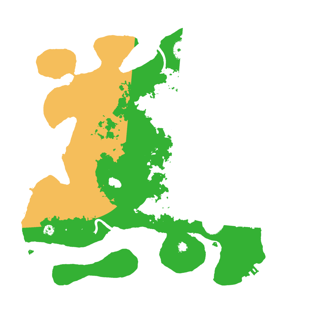 Biome Rust Map: Procedural Map, Size: 3000, Seed: 3208