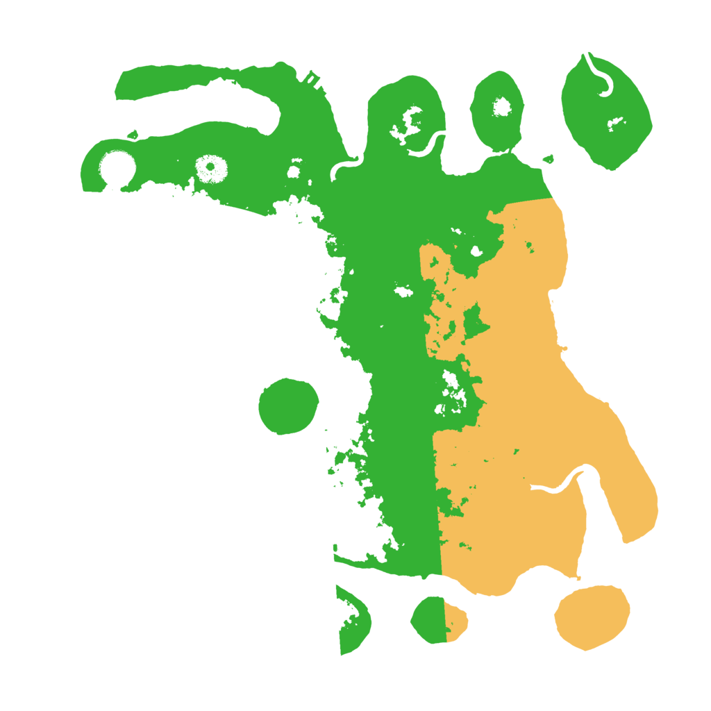 Biome Rust Map: Procedural Map, Size: 3500, Seed: 2625789