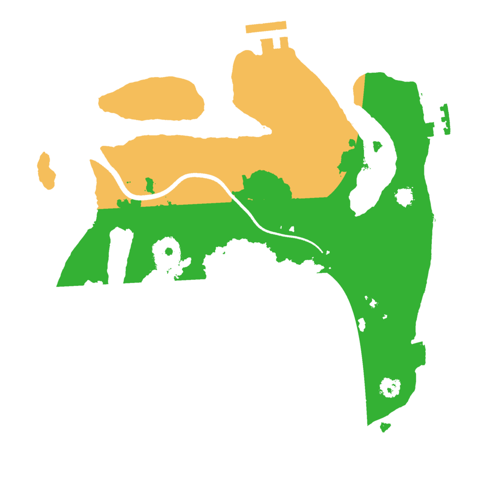 Biome Rust Map: Procedural Map, Size: 2495, Seed: 110920163