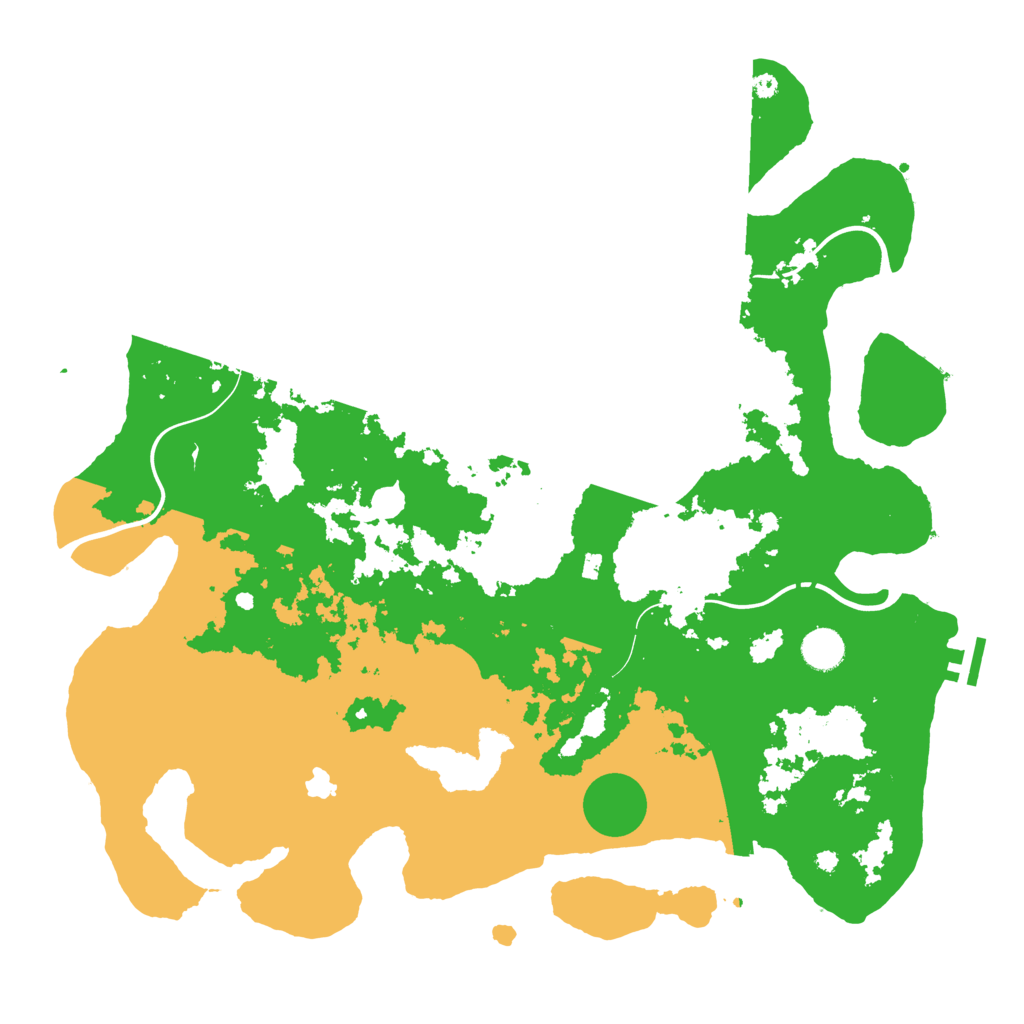 Biome Rust Map: Procedural Map, Size: 4250, Seed: 586871144