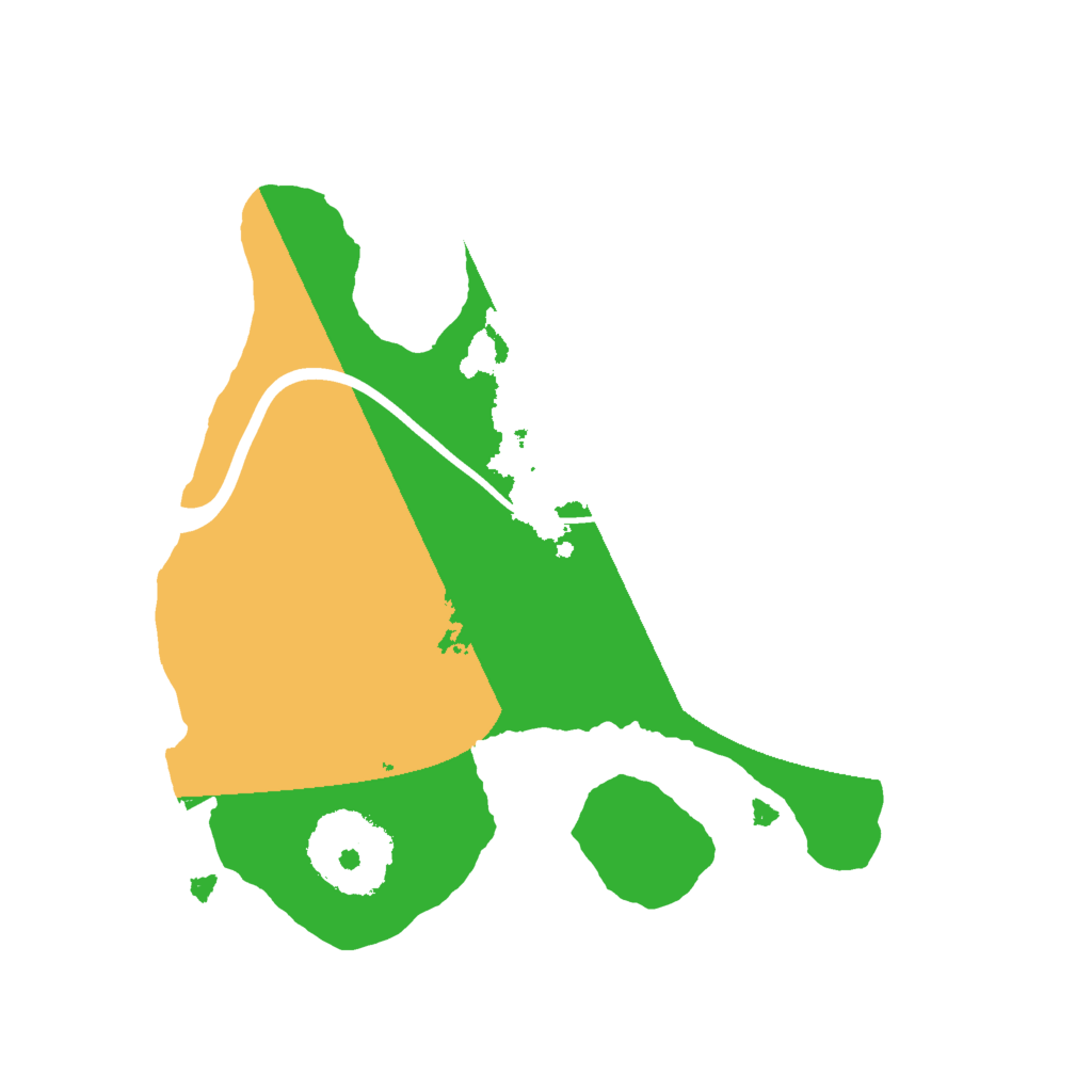 Biome Rust Map: Procedural Map, Size: 2000, Seed: 1331653225