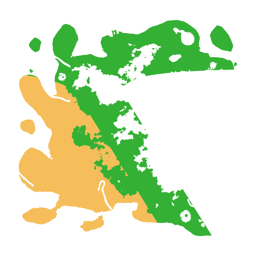 Biome Rust Map: Procedural Map, Size: 3500, Seed: 858804260