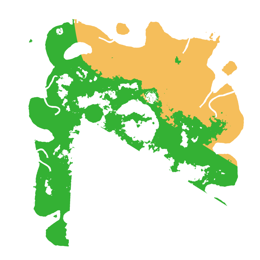 Biome Rust Map: Procedural Map, Size: 3850, Seed: 70578127