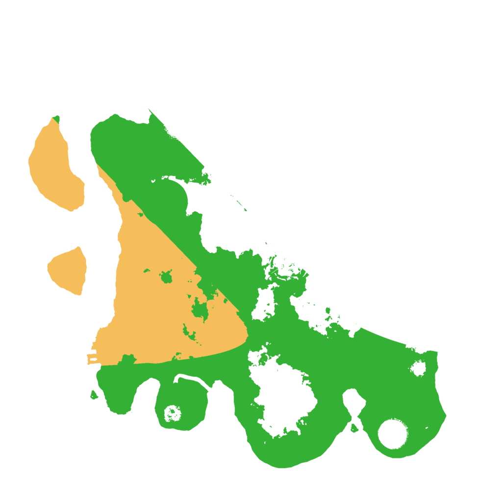 Biome Rust Map: Procedural Map, Size: 3000, Seed: 91079822