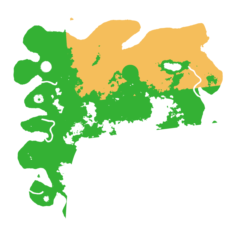 Biome Rust Map: Procedural Map, Size: 3900, Seed: 81064869