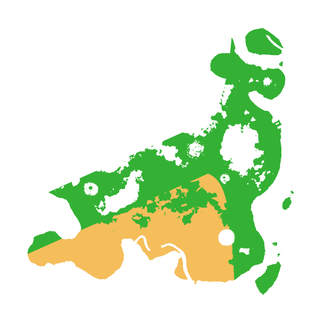 Biome Rust Map: Procedural Map, Size: 3500, Seed: 170427926