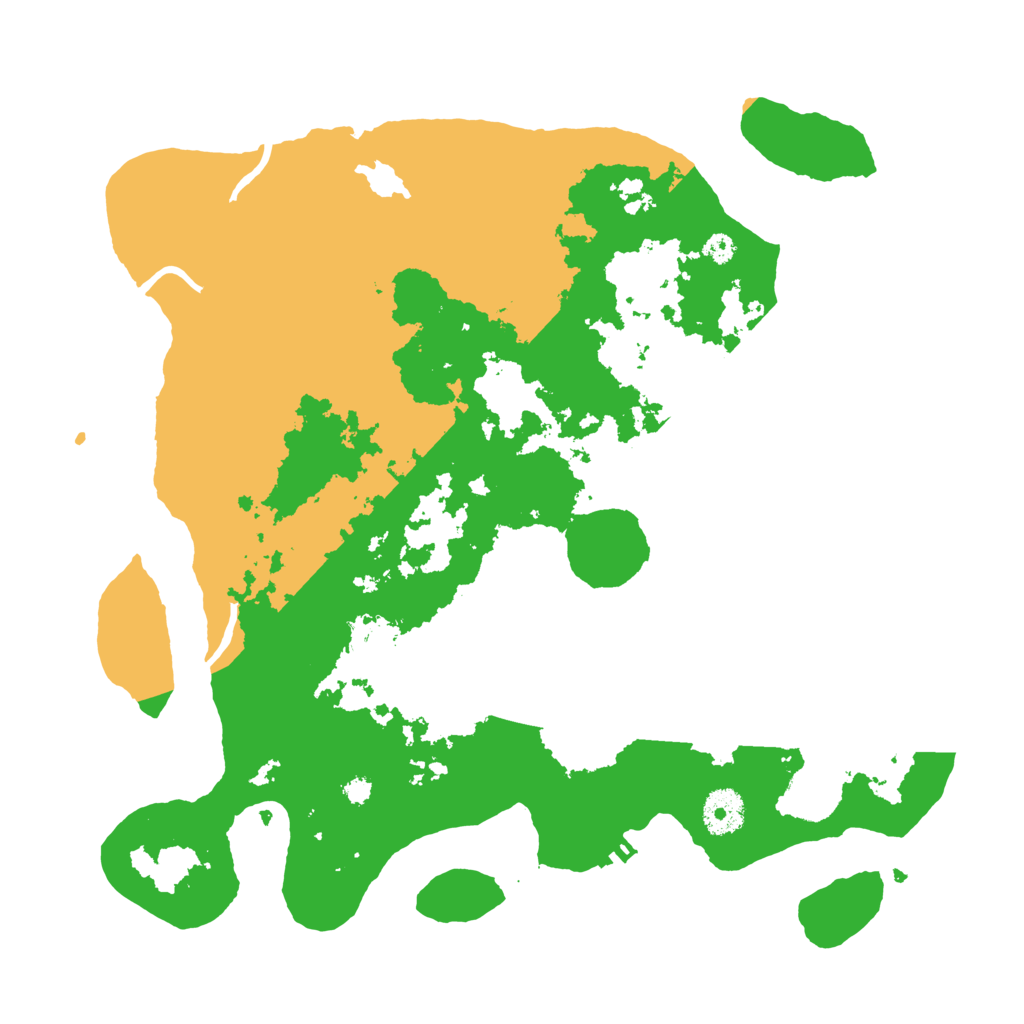 Biome Rust Map: Procedural Map, Size: 3500, Seed: 12445