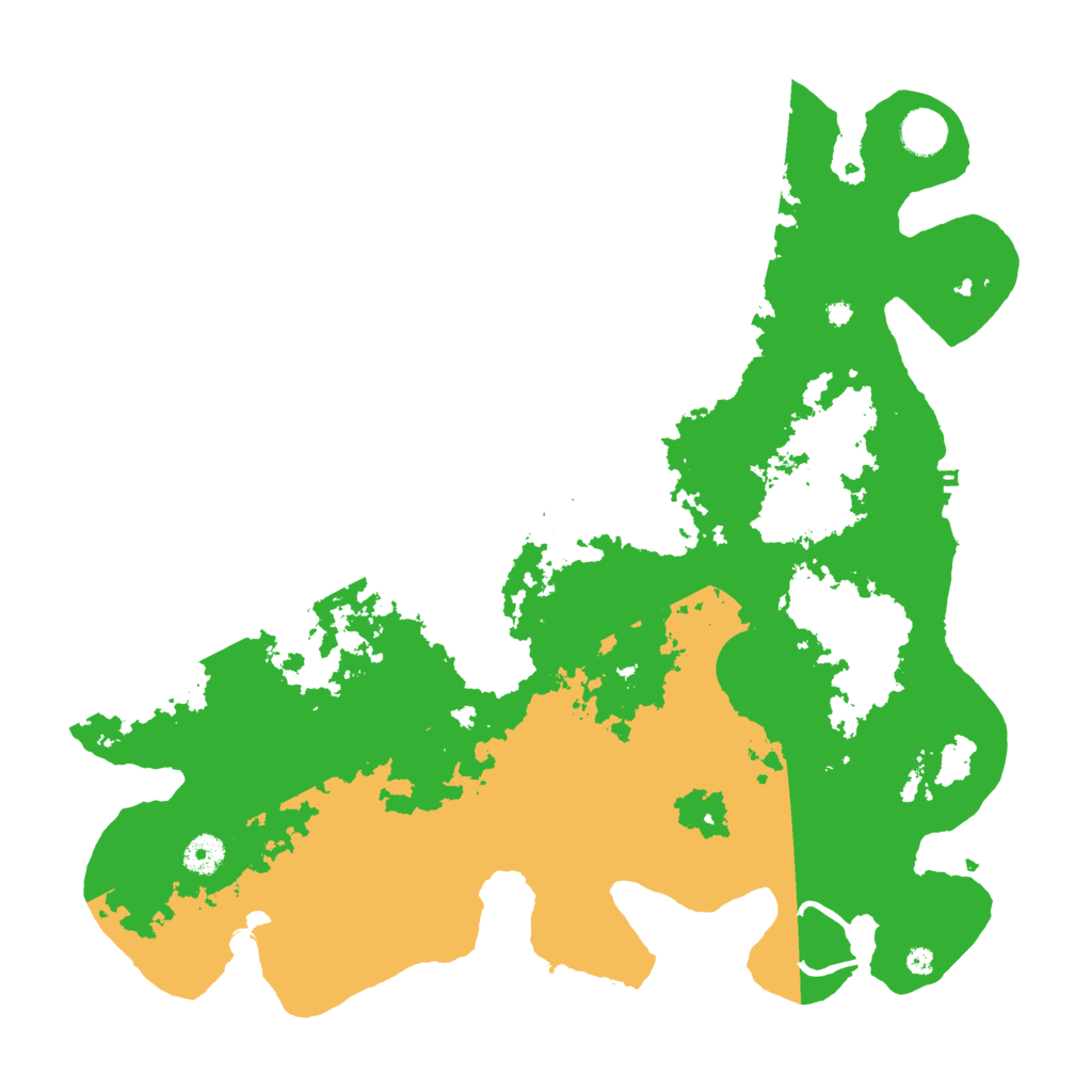 Biome Rust Map: Procedural Map, Size: 4100, Seed: 42864