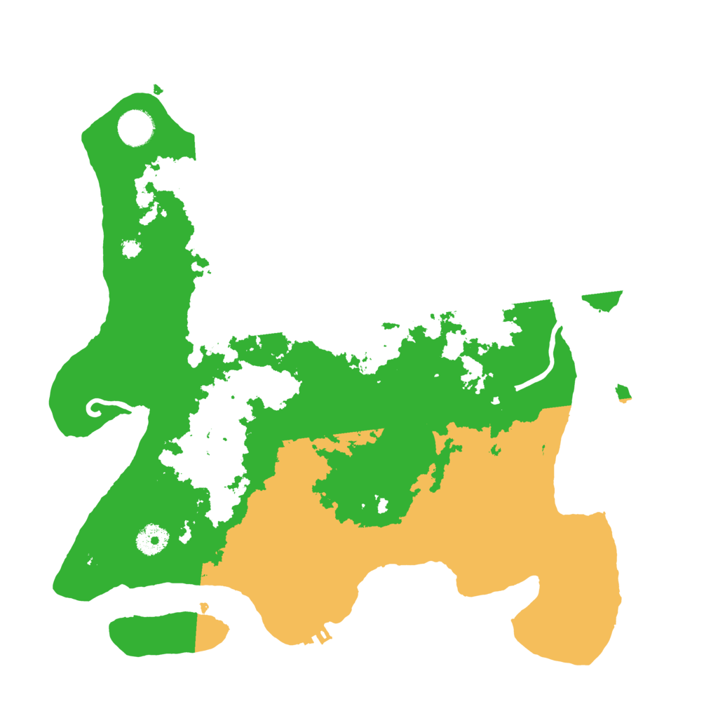 Biome Rust Map: Procedural Map, Size: 3500, Seed: 764575487