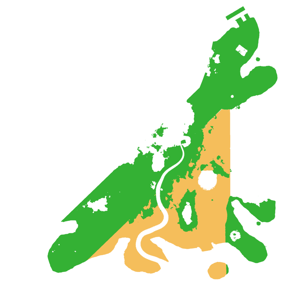 Biome Rust Map: Procedural Map, Size: 3000, Seed: 1136958654