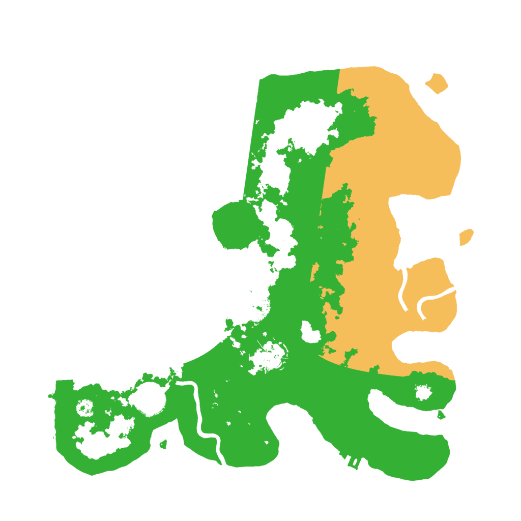 Biome Rust Map: Procedural Map, Size: 3000, Seed: 18402