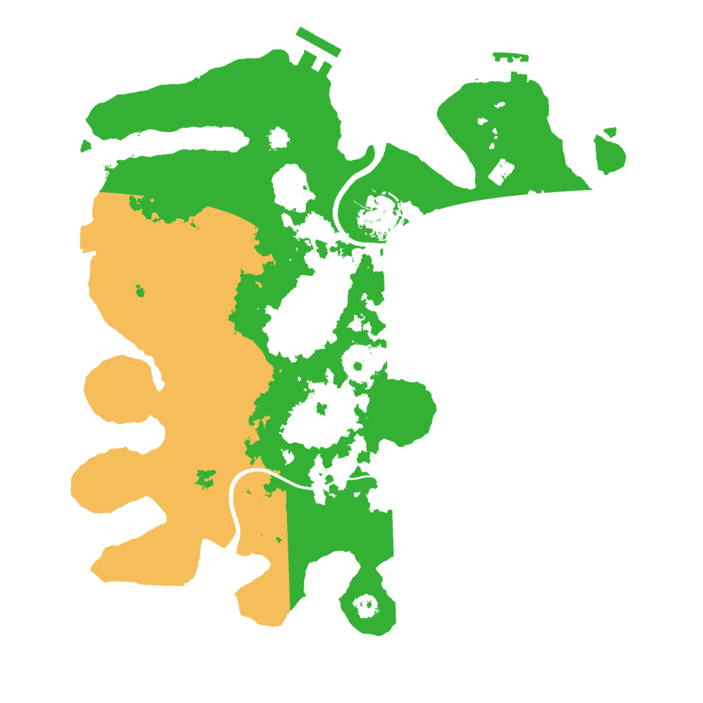 Biome Rust Map: Procedural Map, Size: 3000, Seed: 24893