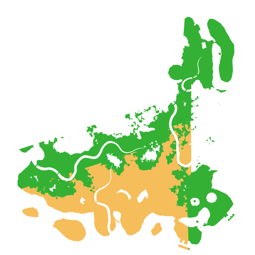 Biome Rust Map: Procedural Map, Size: 4400, Seed: 32027053