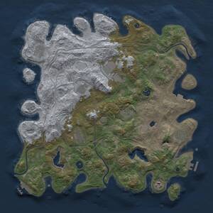 Thumbnail Rust Map: Procedural Map, Size: 4250, Seed: 1746172072, 16 Monuments