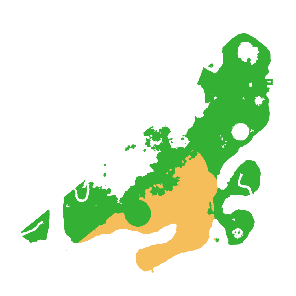 Biome Rust Map: Procedural Map, Size: 3000, Seed: 142474576