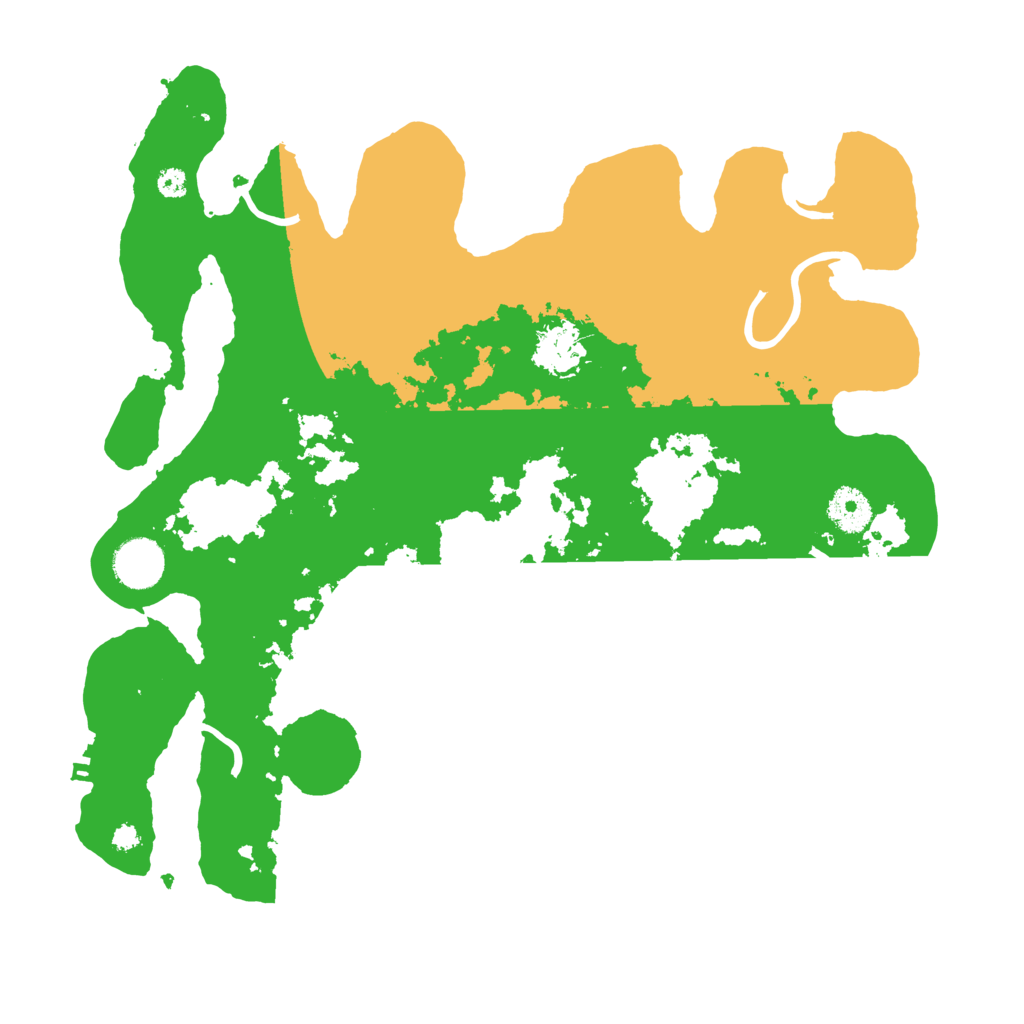 Biome Rust Map: Procedural Map, Size: 3550, Seed: 43278580