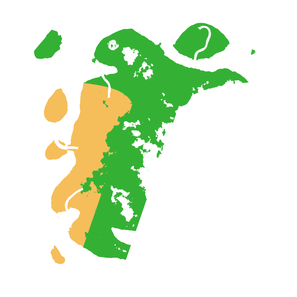 Biome Rust Map: Procedural Map, Size: 3000, Seed: 17917