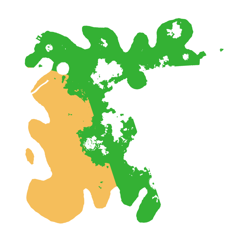 Biome Rust Map: Procedural Map, Size: 3500, Seed: 1657090107