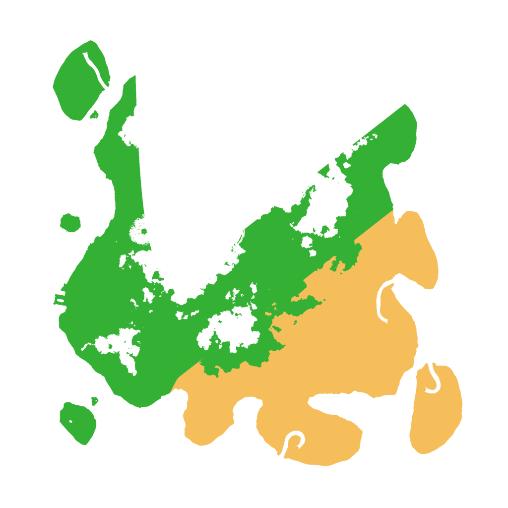 Biome Rust Map: Procedural Map, Size: 3000, Seed: 7764