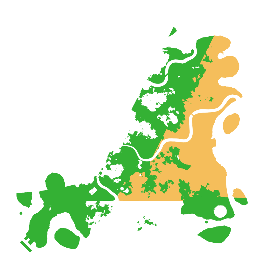 Biome Rust Map: Procedural Map, Size: 3750, Seed: 15770077