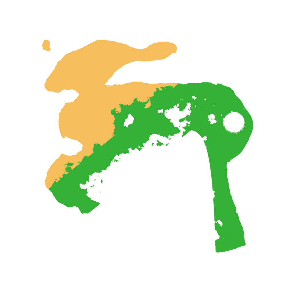 Biome Rust Map: Barren, Size: 2500, Seed: 124313445