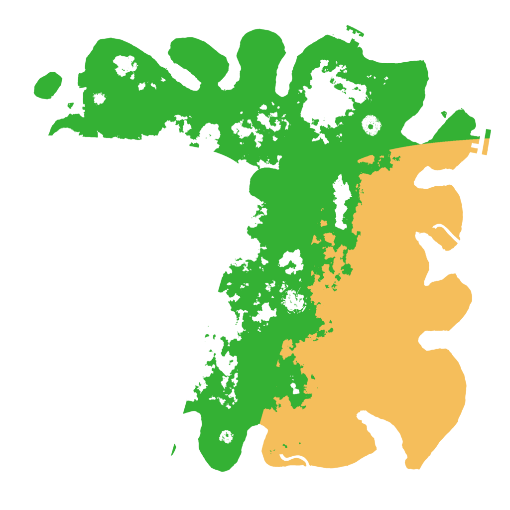 Biome Rust Map: Procedural Map, Size: 4000, Seed: 34455