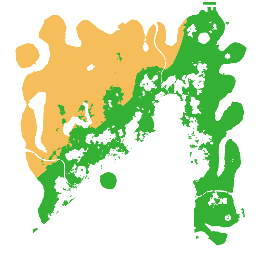 Biome Rust Map: Procedural Map, Size: 4250, Seed: 172770151