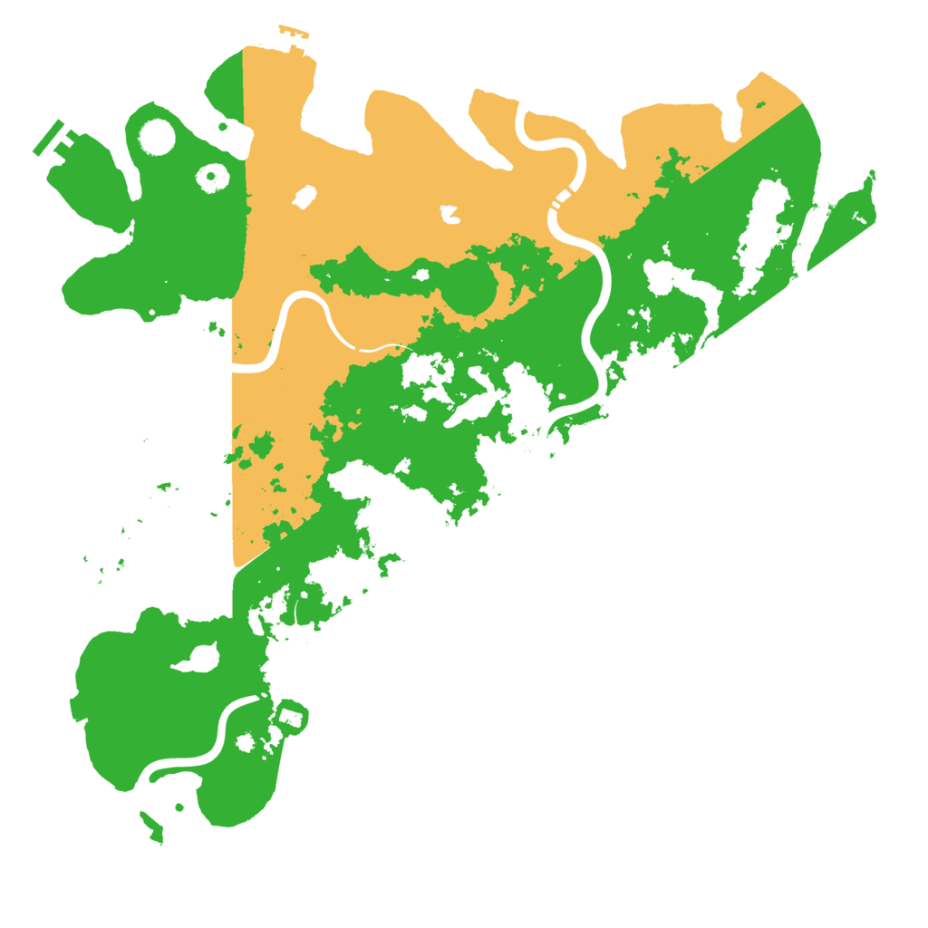 Biome Rust Map: Procedural Map, Size: 4500, Seed: 17963