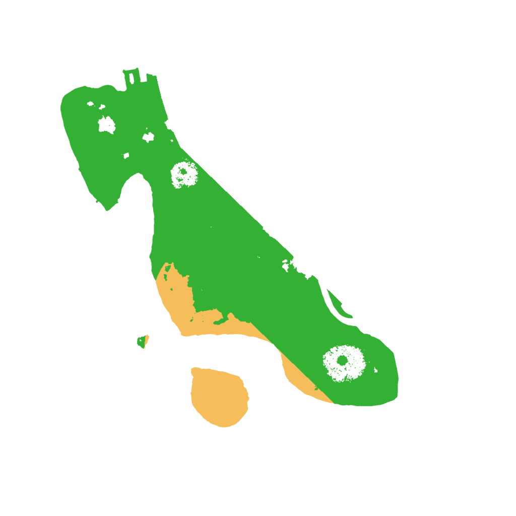 Biome Rust Map: Procedural Map, Size: 2000, Seed: 740092434