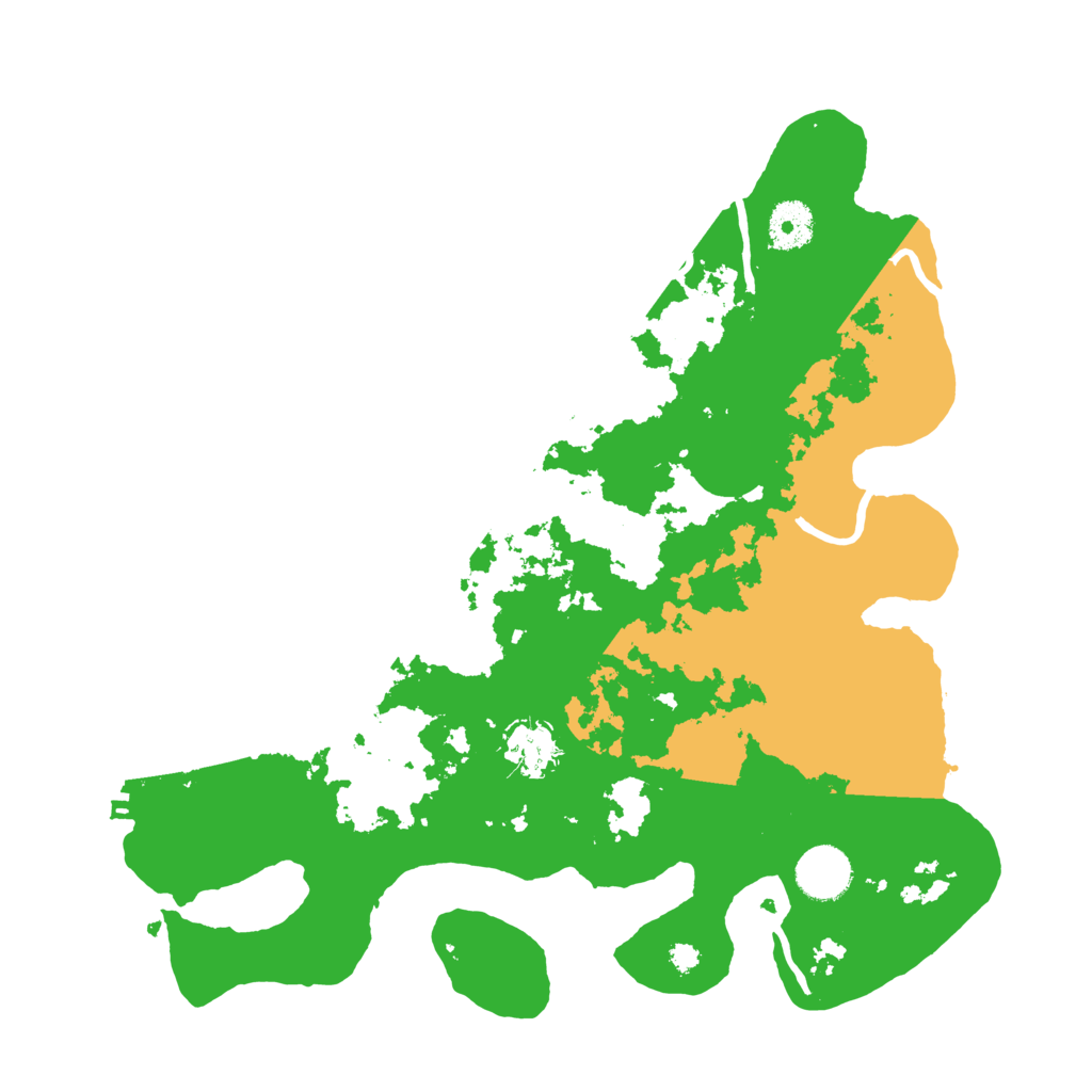 Biome Rust Map: Procedural Map, Size: 3500, Seed: 525540361
