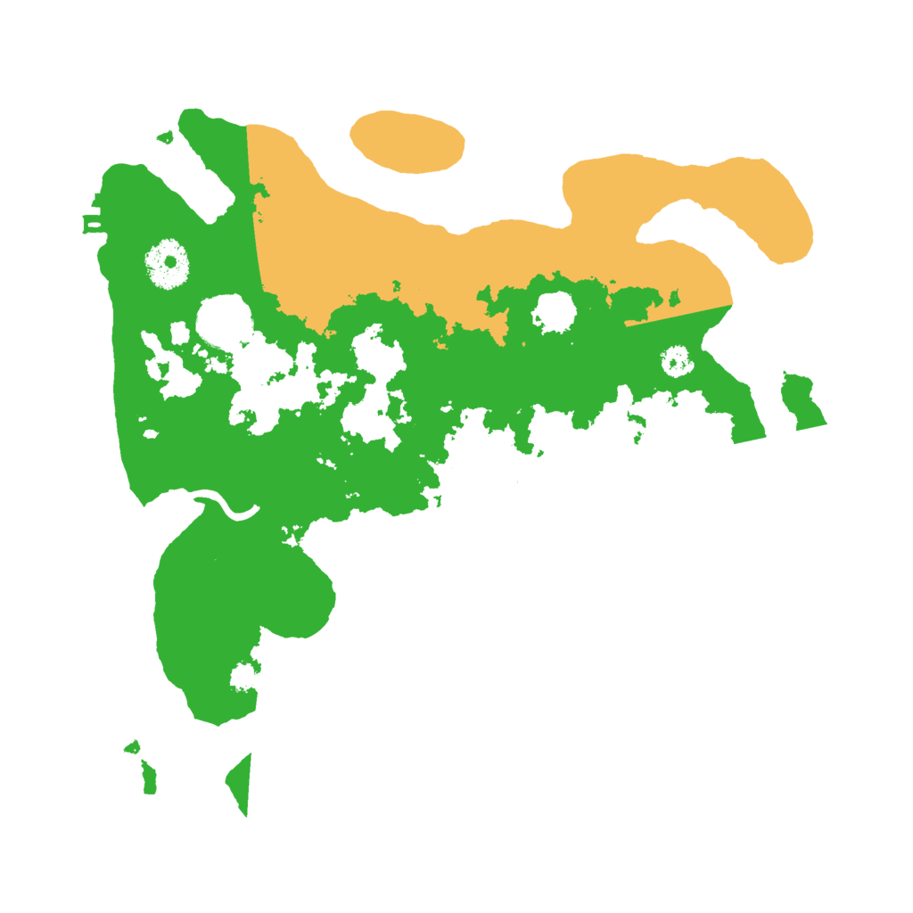 Biome Rust Map: Procedural Map, Size: 3000, Seed: 119160627