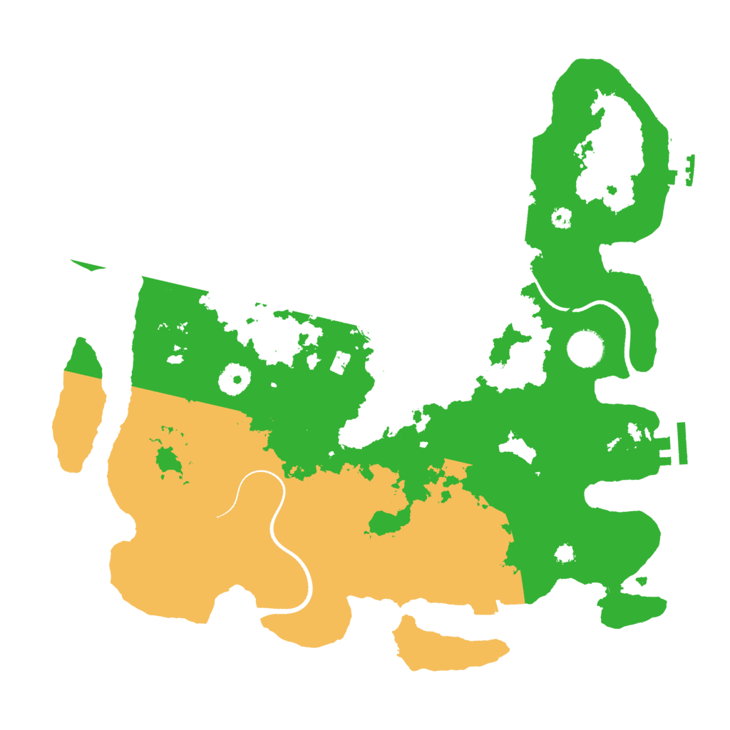 Biome Rust Map: Procedural Map, Size: 3500, Seed: 1148008875