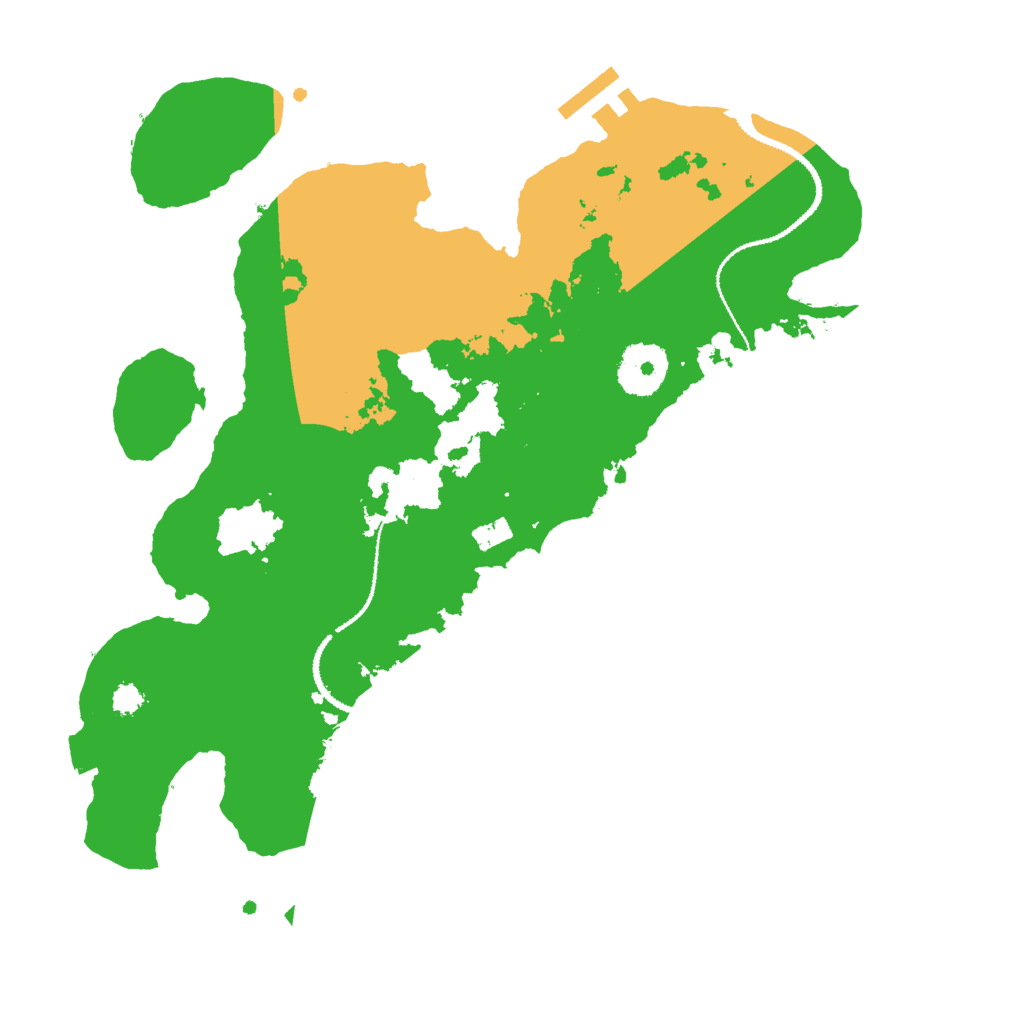 Biome Rust Map: Procedural Map, Size: 3000, Seed: 291708