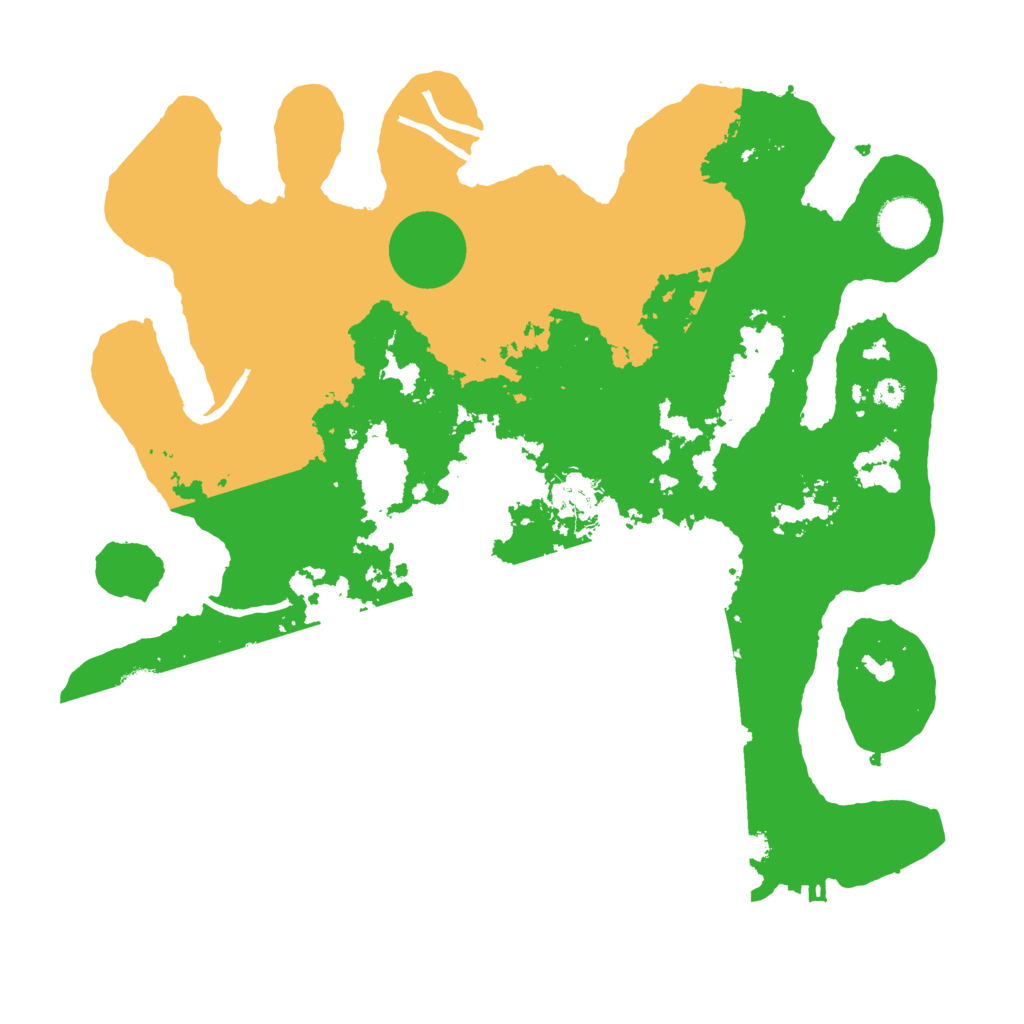 Biome Rust Map: Procedural Map, Size: 3500, Seed: 679034371