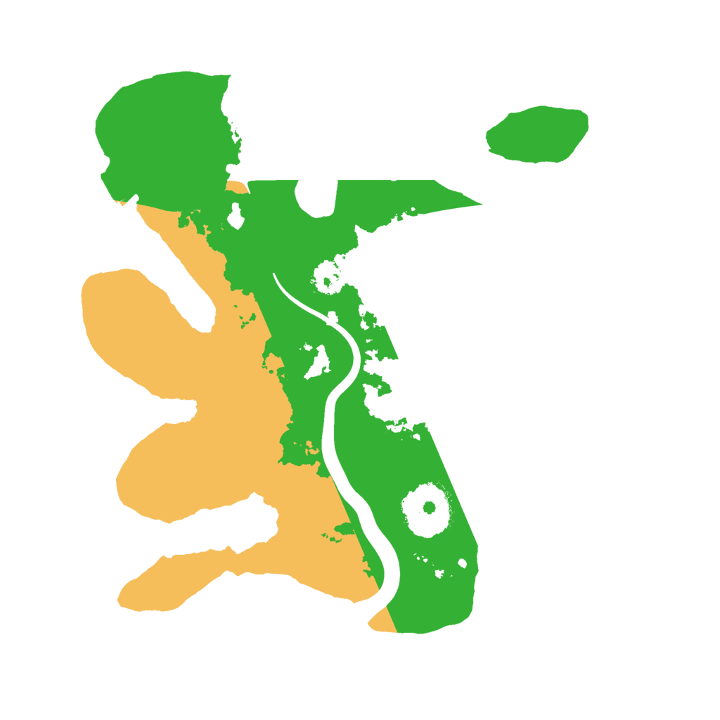 Biome Rust Map: Procedural Map, Size: 2200, Seed: 1838855819