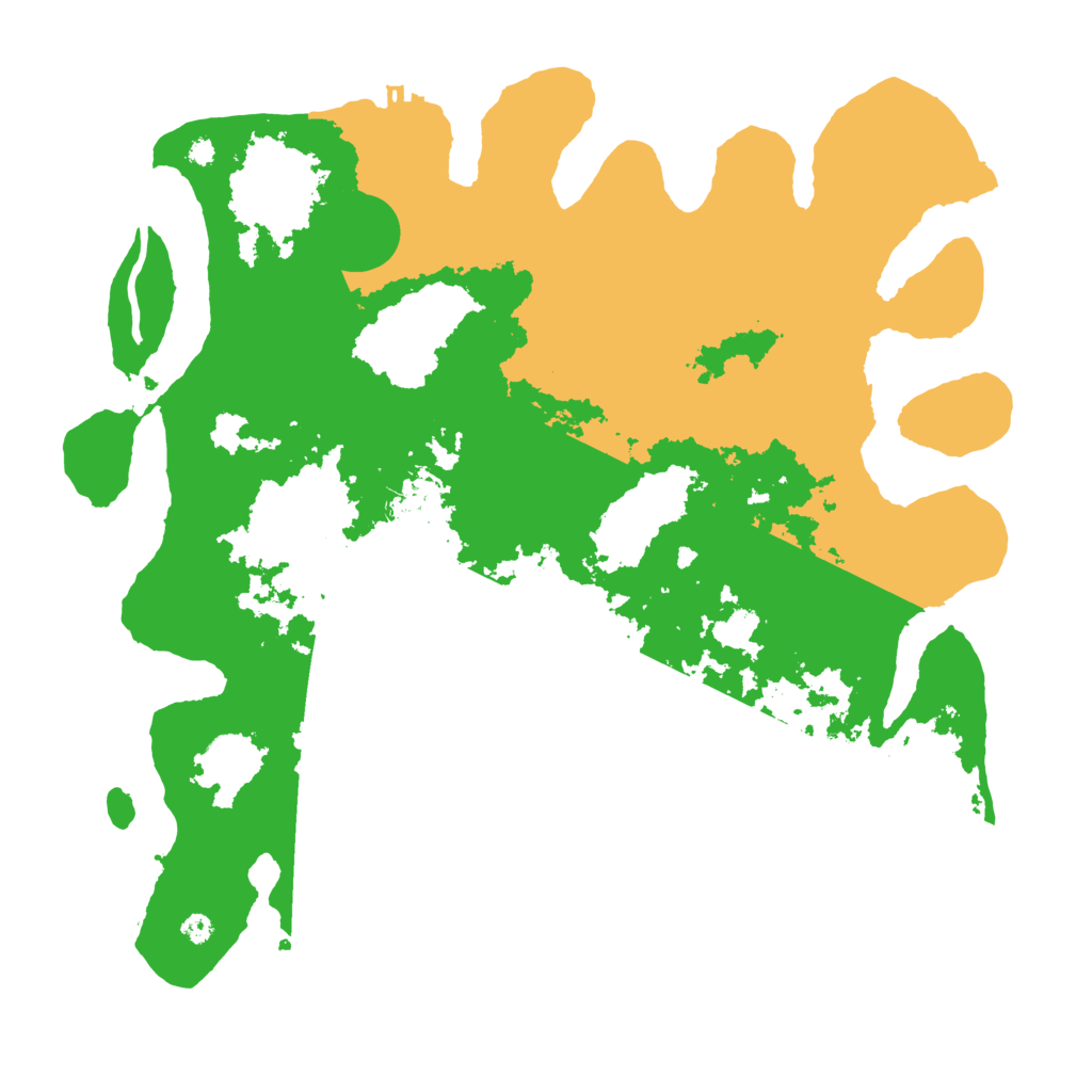 Biome Rust Map: Procedural Map, Size: 3800, Seed: 52549498