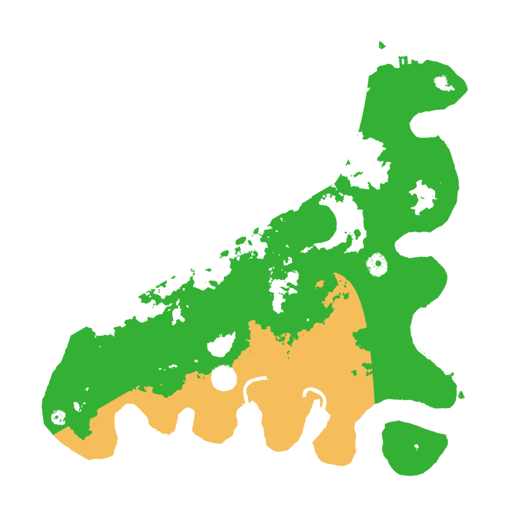Biome Rust Map: Procedural Map, Size: 3550, Seed: 64484996
