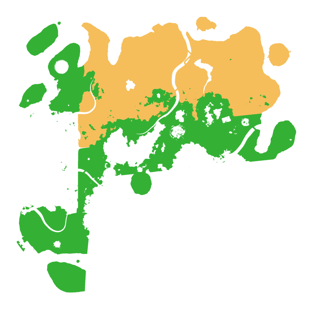 Biome Rust Map: Procedural Map, Size: 4000, Seed: 12696